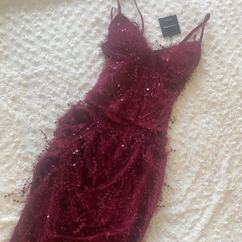 JLUXLABEL sequin fringe set size S ✨
